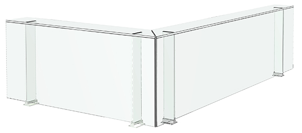 C408 Sneeze Guard Partition